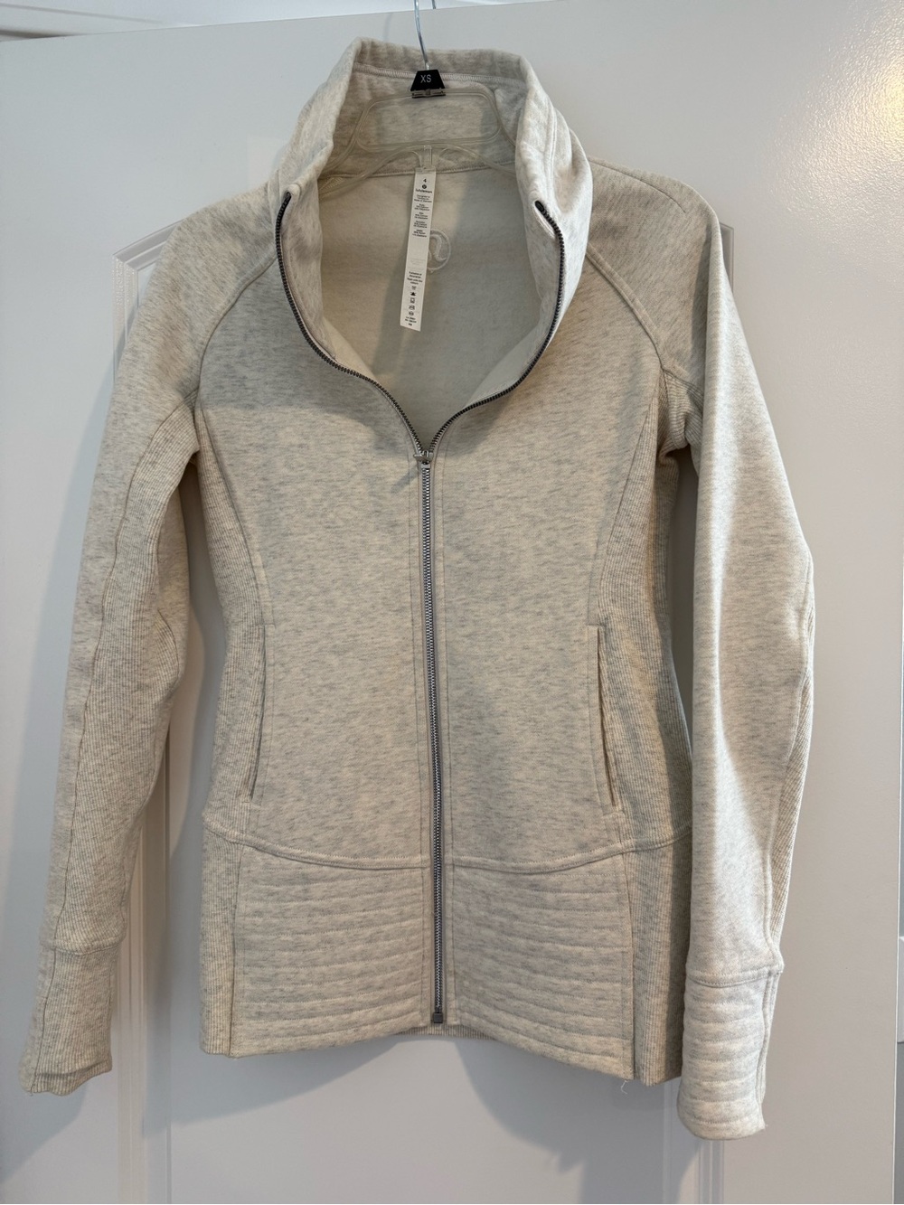 Lululemon Light Gray Full-Zip Women's Jacket